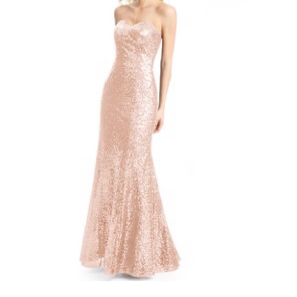 Azazie Sequin Dress Estrella - Picture 4 of 4